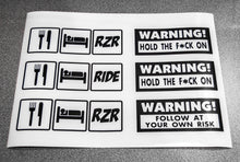 Load image into Gallery viewer, Warning! Hold the F*ck On - STICKER