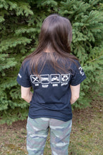 Load image into Gallery viewer, AdrenalineJunkieProd - Original Logo T-Shirt - VARIOUS COLORS - Eat, Sleep, Ride, Repeat - Version 2.0