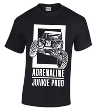 Load image into Gallery viewer, AdrenalineJunkieProd - Original Logo T-Shirt - BLACK #TeamAJP