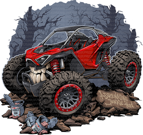Monster RZR Sticker