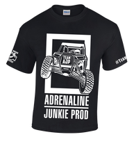 Load image into Gallery viewer, AdrenalineJunkieProd - Original Logo T-Shirt - VARIOUS COLORS - Eat, Sleep, Ride, Repeat - Version 2.0