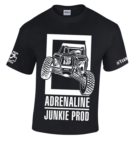 AdrenalineJunkieProd - Original Logo T-Shirt - VARIOUS COLORS - Eat, Sleep, Ride, Repeat - Version 2.0