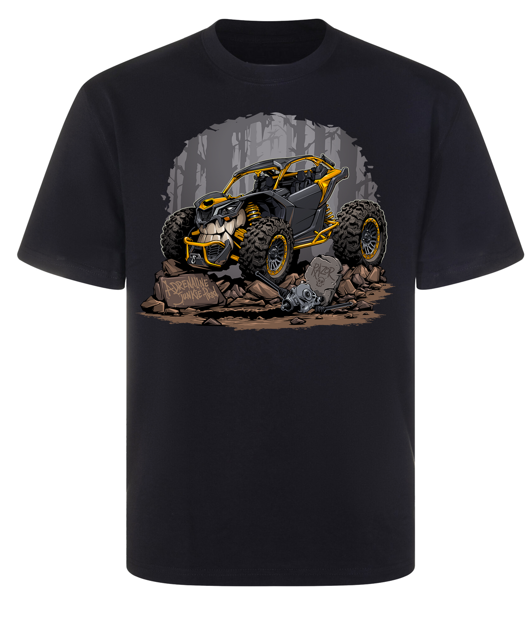 Monster X3 - Premium T-Shirt - AdrenalineJunkieProd