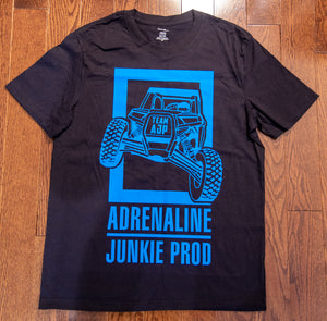 AdrenalineJunkieProd - Original Logo T-Shirt - BLACK #TeamAJP