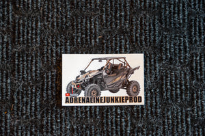 SXS/UTV Vehicle Stickers- Bronze YXZ Decal - AdrenalineJunkieProd
