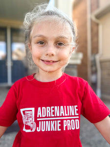 AdrenalineJunkieProd - Kids T-Shirt - Red