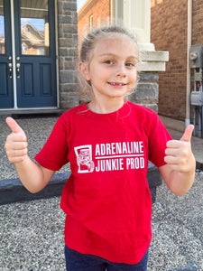 AdrenalineJunkieProd - Kids T-Shirt - Red