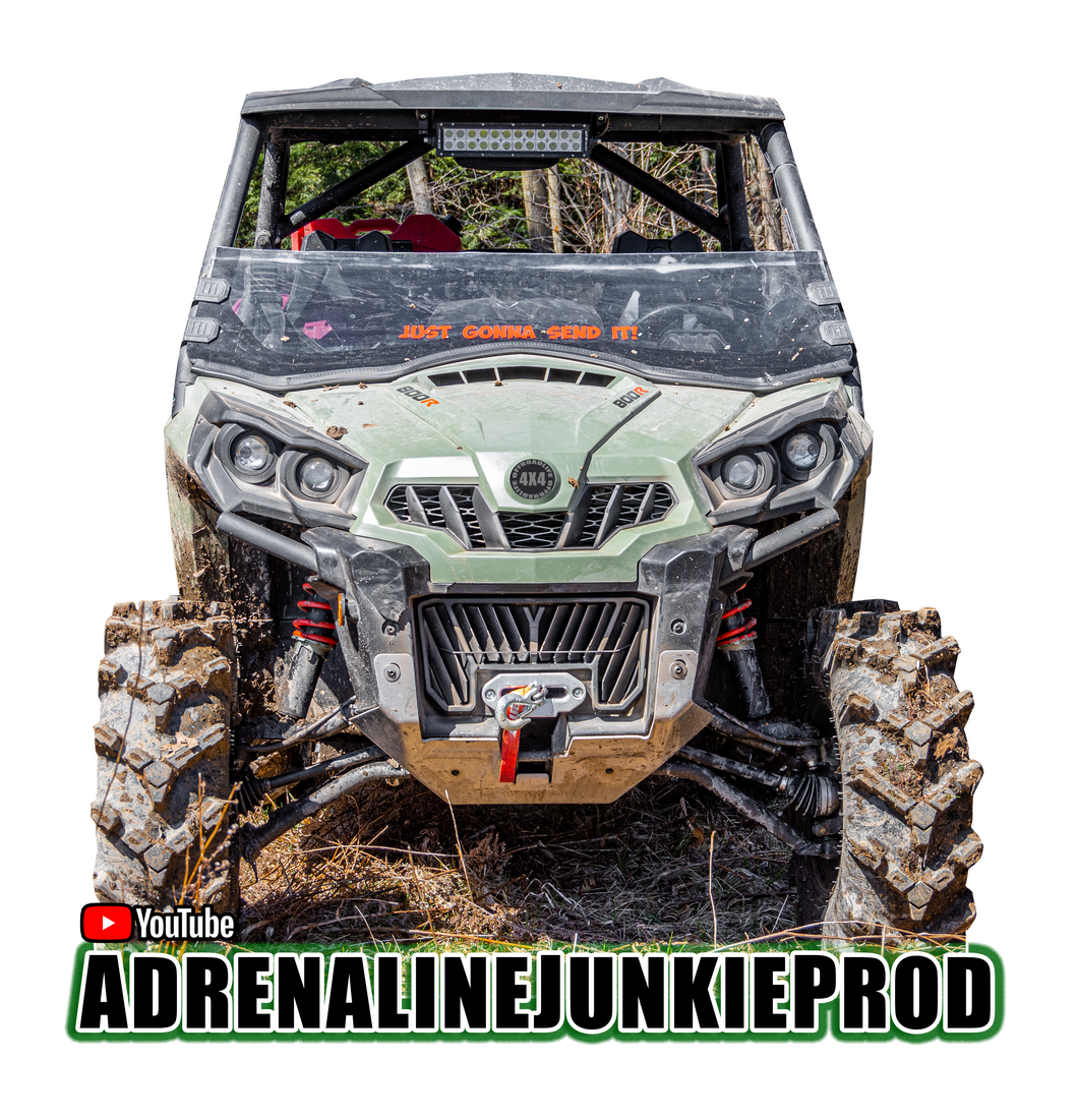 SXS/UTV Vehicle Stickers- Green Commander Decal - AdrenalineJunkieProd