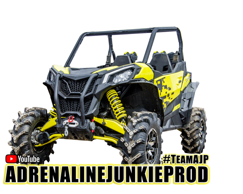 SXS/UTV Vehicle Stickers- Yellow Maverick Sport Decal - AdrenalineJunkieProd