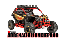 Load image into Gallery viewer, SXS/UTV Vehicle Stickers- Gold Maverick X3 Decal - AdrenalineJunkieProd