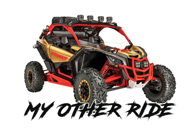MY OTHER RIDE - Maverick X3 Gold - UTV/SXS Stickers