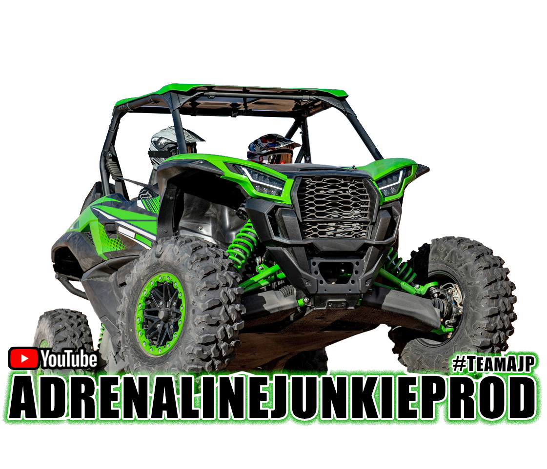 SXS/UTV Vehicle Stickers- Green Kawasaki KRX Decal