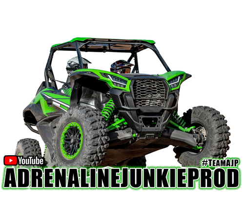 SXS/UTV Vehicle Stickers- Green Kawasaki KRX Decal - AdrenalineJunkieProd