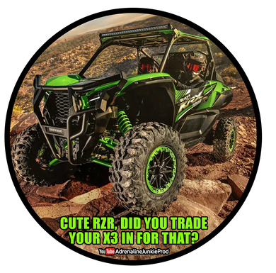 Cute RZR, did you trade your X3 in for that? - Sticker - AdrenalineJunkieProd
