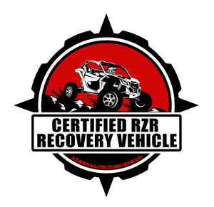 Certified RZR Recovery Vehicle - Sticker - AdrenalineJunkieProd
