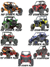 Load image into Gallery viewer, MY OTHER RIDE - YXZ 1000 Decal - UTV/SXS Stickers