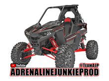Load image into Gallery viewer, SXS/UTV Vehicle Stickers- Black RS1 Decal - AdrenalineJunkieProd