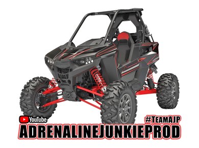 SXS/UTV Vehicle Stickers- Black RS1 Decal - AdrenalineJunkieProd