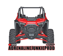Load image into Gallery viewer, SXS/UTV Vehicle Stickers- Red RZR Pro XP Decal - Front View - AdrenalineJunkieProd