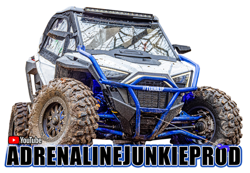 SXS/UTV Vehicle Stickers- Blue RZR Pro XP Decal - AdrenalineJunkieProd