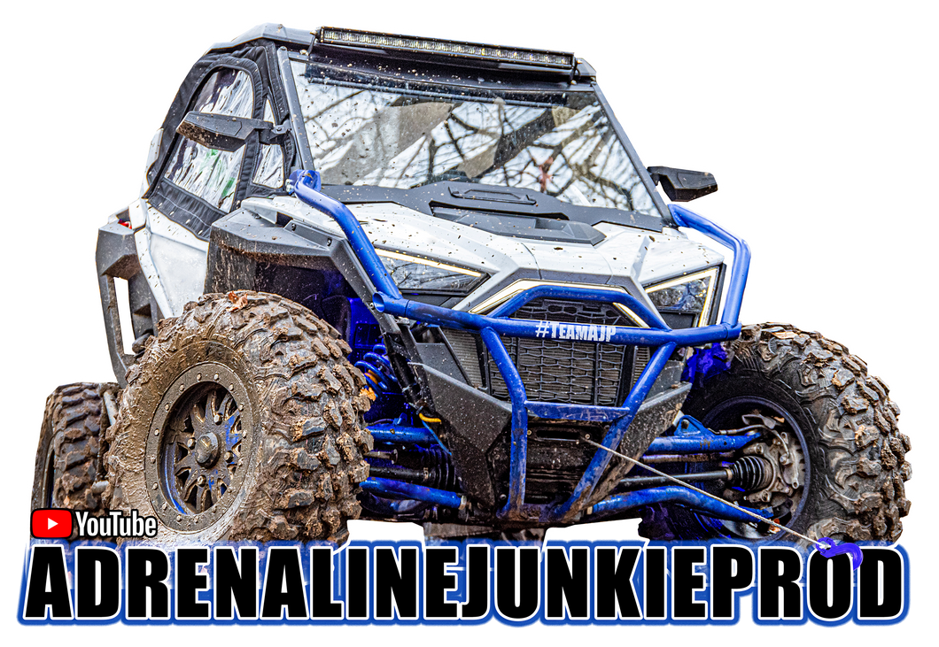SXS/UTV Vehicle Stickers- Blue RZR Pro XP Decal - AdrenalineJunkieProd