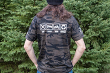 Load image into Gallery viewer, AdrenalineJunkieProd - Camouflage Original Logo T-Shirt - Eat, Sleep, Ride, Repeat