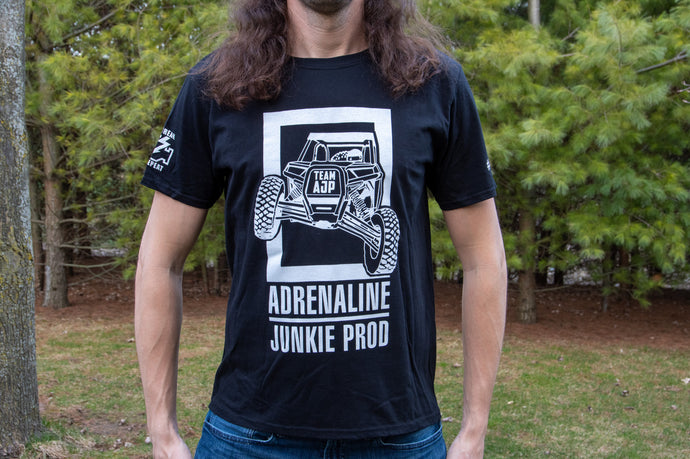 AdrenalineJunkieProd - Original Logo T-Shirt - VARIOUS COLORS - Eat, Sleep, Ride, Repeat - Version 2.0