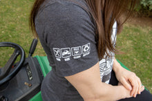 Load image into Gallery viewer, Rough + Dirty Offroad Wife - Ladies T-Shirt - AdrenalineJunkieProd Logo