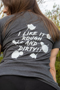 Rough + Dirty Offroad Wife - Ladies T-Shirt - AdrenalineJunkieProd Logo