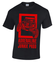 Load image into Gallery viewer, AdrenalineJunkieProd - Original Logo T-Shirt - BLACK #TeamAJP