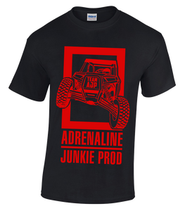 AdrenalineJunkieProd - Original Logo T-Shirt - BLACK #TeamAJP