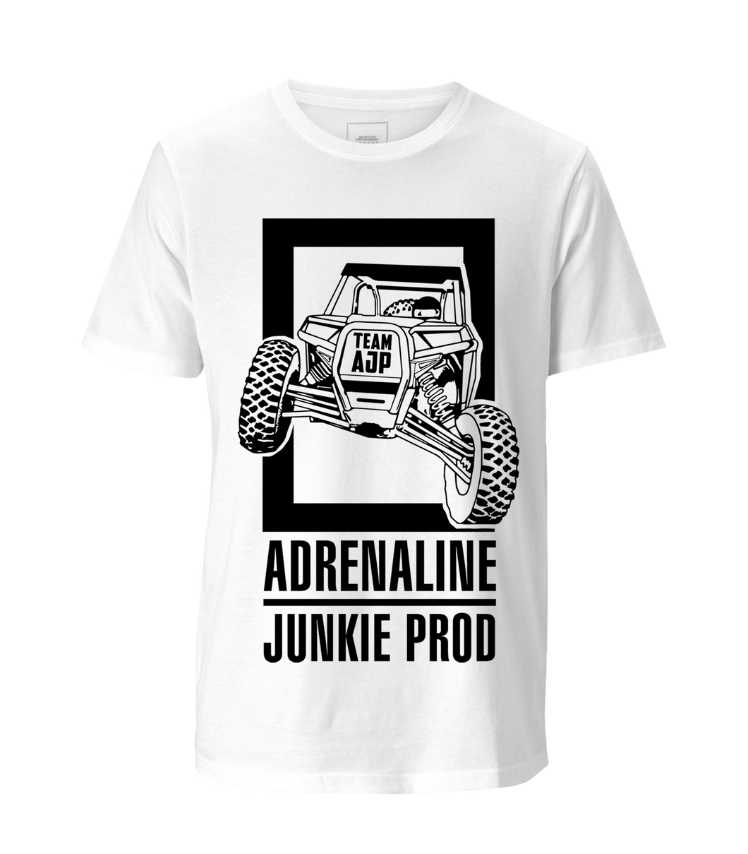 AdrenalineJunkieProd - Original Logo T-Shirt - WHITE #TeamAJP
