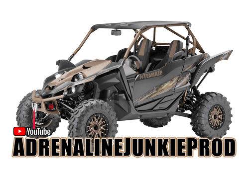 SXS/UTV Vehicle Stickers- Bronze YXZ Decal - AdrenalineJunkieProd